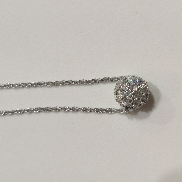 Swarovski Crystal Single Ball Necklace and Bangle Bracelet NWOT - Picture 4 of 7